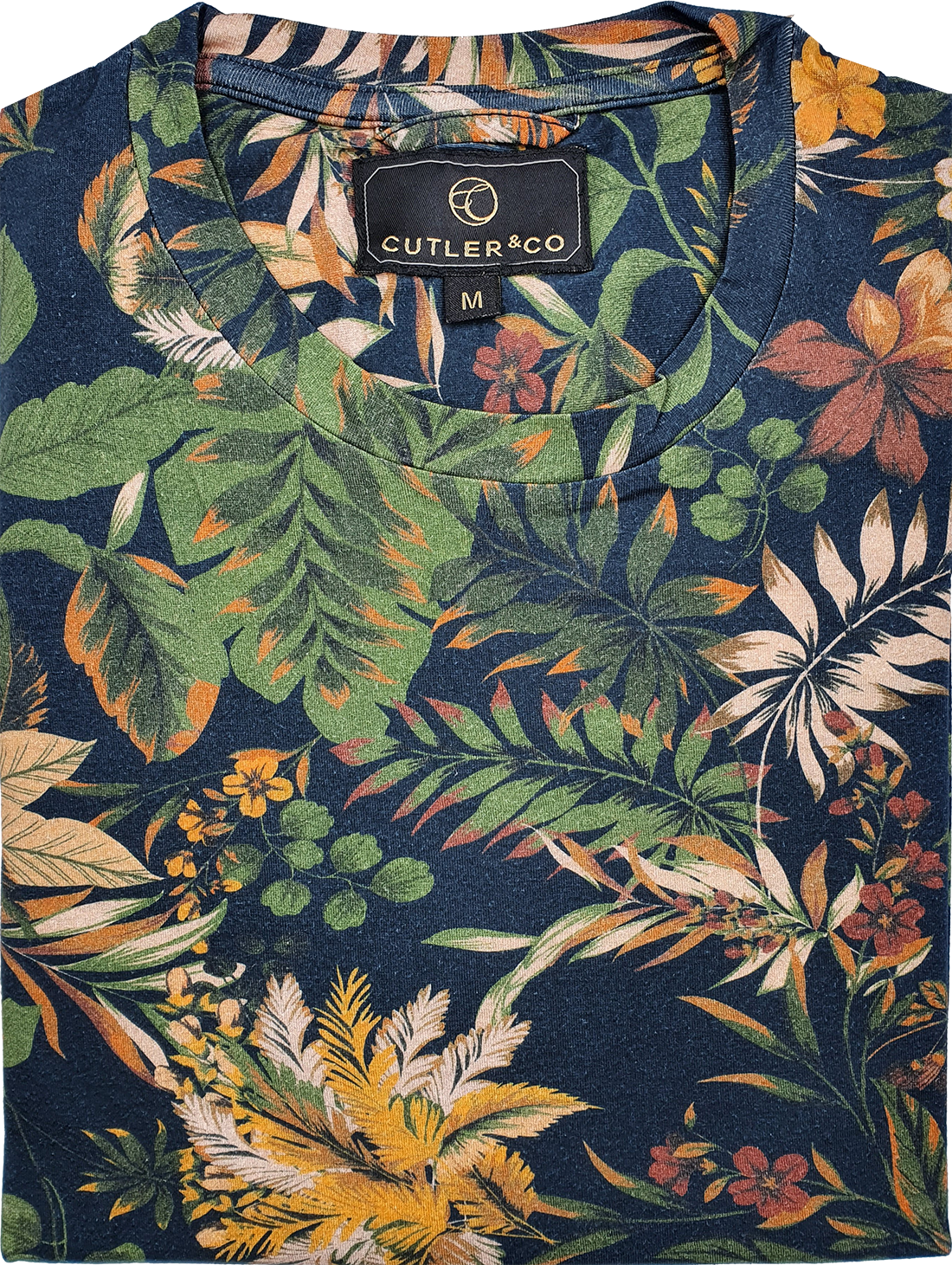 Cutler & Co Oakley T-Shirt - Tropical Print - Caribbean