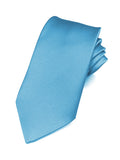 Fellini Satin Tie - Sky
