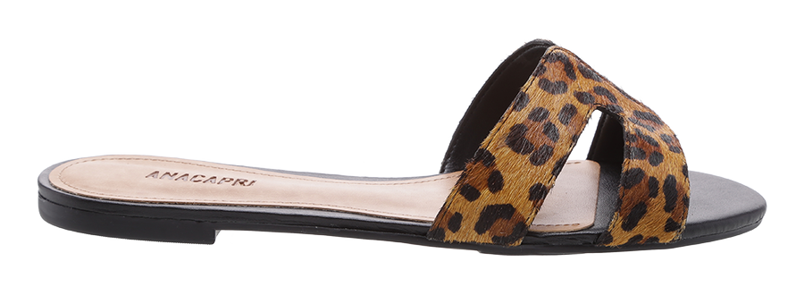 Flat Summer Cheetah Slip On (runs small)