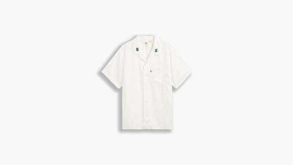 Levi's Sunset Camp Short Sleeve Shirt - Marshmallow
