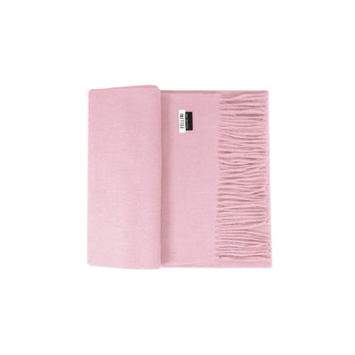100% Lambs Wool Scarf - Baby Pink
