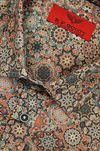 R.F. Scott Caleb Long Sleeve Shirt - Rustic Print - Moroccan