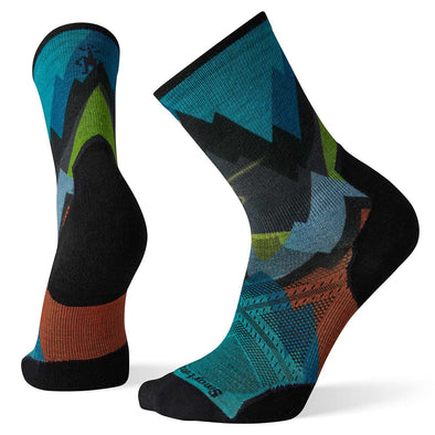 Smartwool Mens Curated Abstract Mountain Crew Sock