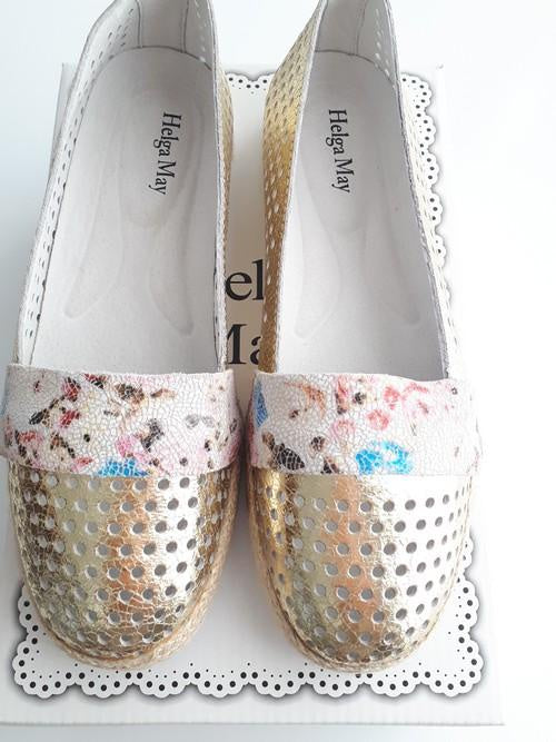 Maude Gold Blossom Womens Shoe