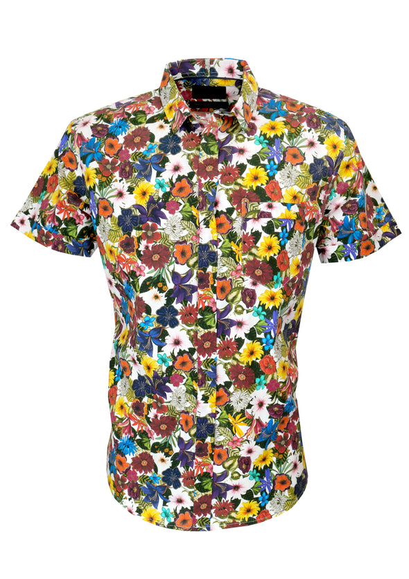 Cutler & Co Brody Short Sleeve Shirt - Wildflower Patch