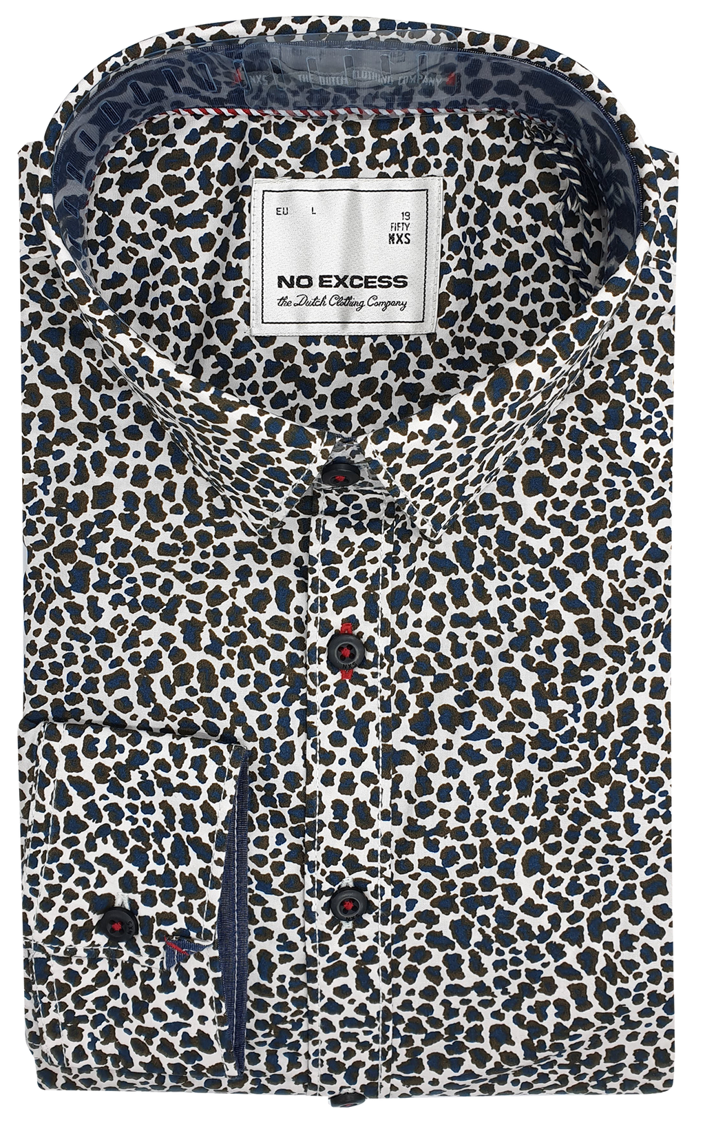 No Excess Leopard Print L/S Shirt