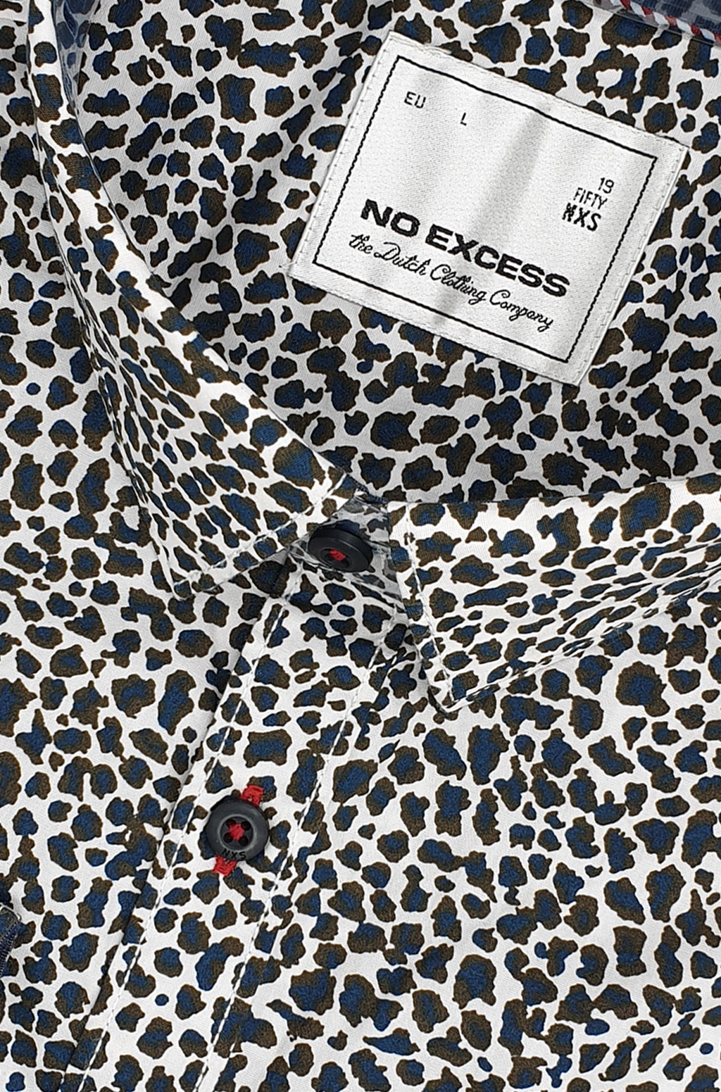 No Excess Leopard Print L/S Shirt