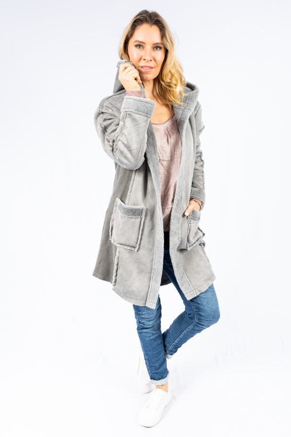 The Italian Closet - Vigna Soft Fur Hooded Coat