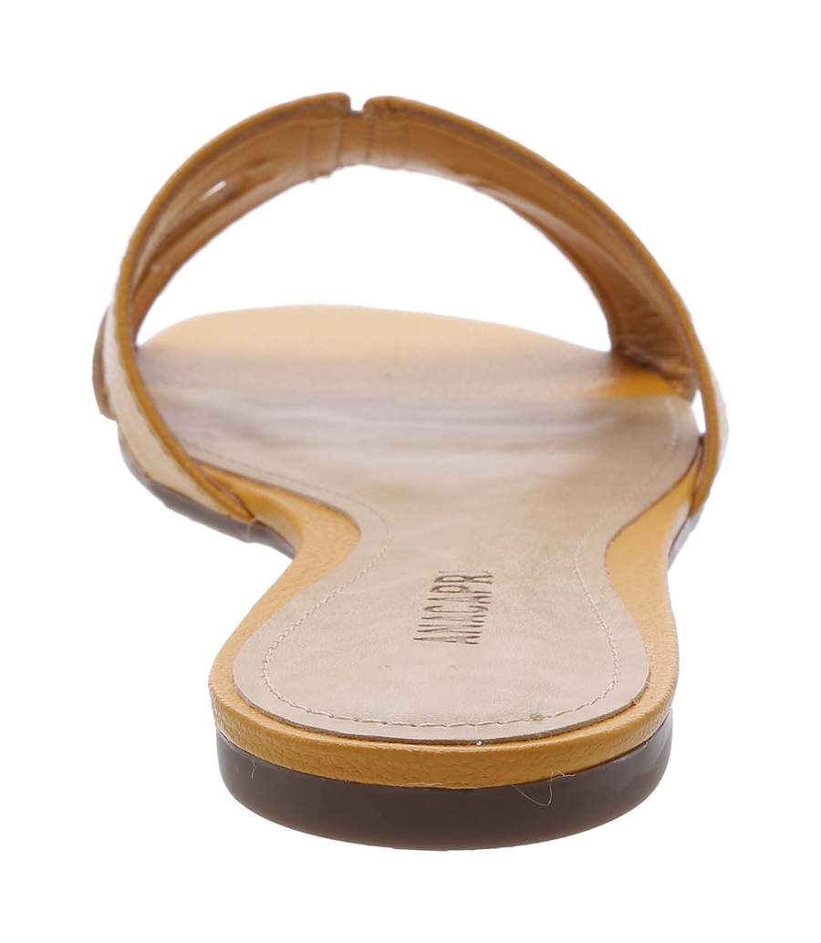 Flat Summer Mustard Slip On (runs small)
