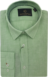 Cutler & Co Blake Linen Long Sleeve Shirt - Wasabi