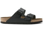 Birkenstock Unisex Arizona Sandal - Smooth Leather Black