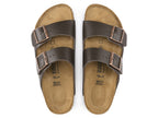 Birkenstock Unisex Arizona Sandal - Smooth  Leather Dark Brown