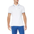 Ben Sherman Pique Polo  - White Blue
