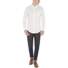 Ben Sherman Oxford Long Sleeve Shirt - White