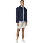 Ben Sherman Chambray Long Sleeve Shirt - Dusty Blue