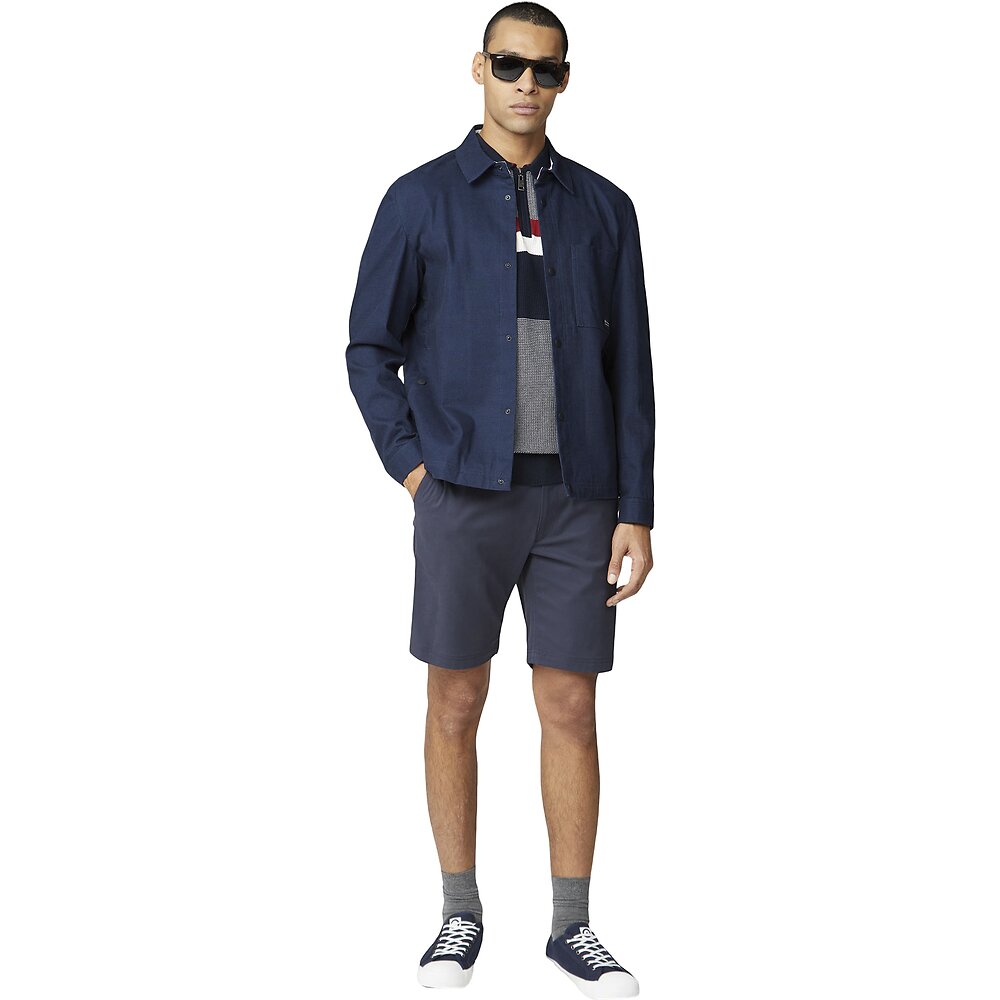 Ben Sherman Slim Stretch Chino Shorts - Dark Navy