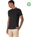 Ben Sherman Signature Pique Polo - Black & Blue