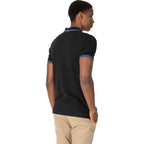 Ben Sherman Signature Pique Polo - Black & Blue