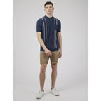 Ben Sherman Slim Stretch Chino Shorts - Stone