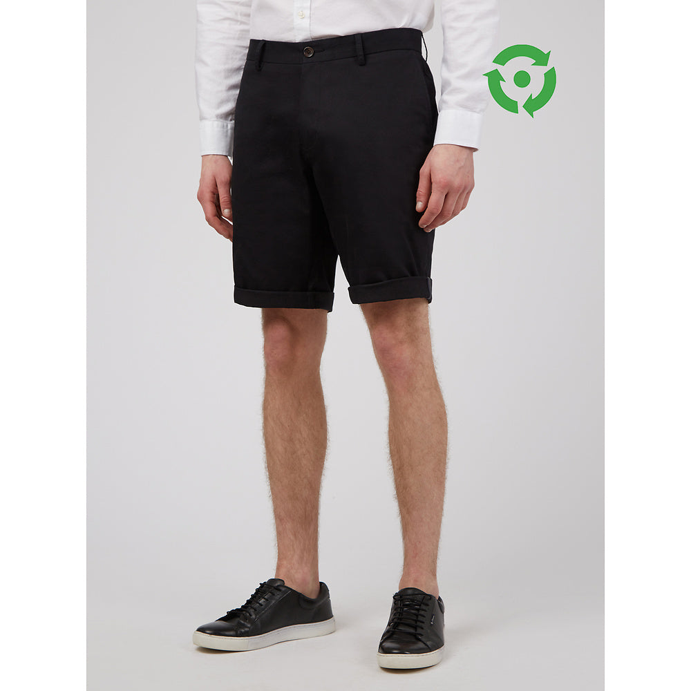 Ben Sherman Slim Stretch Chino Shorts - Black