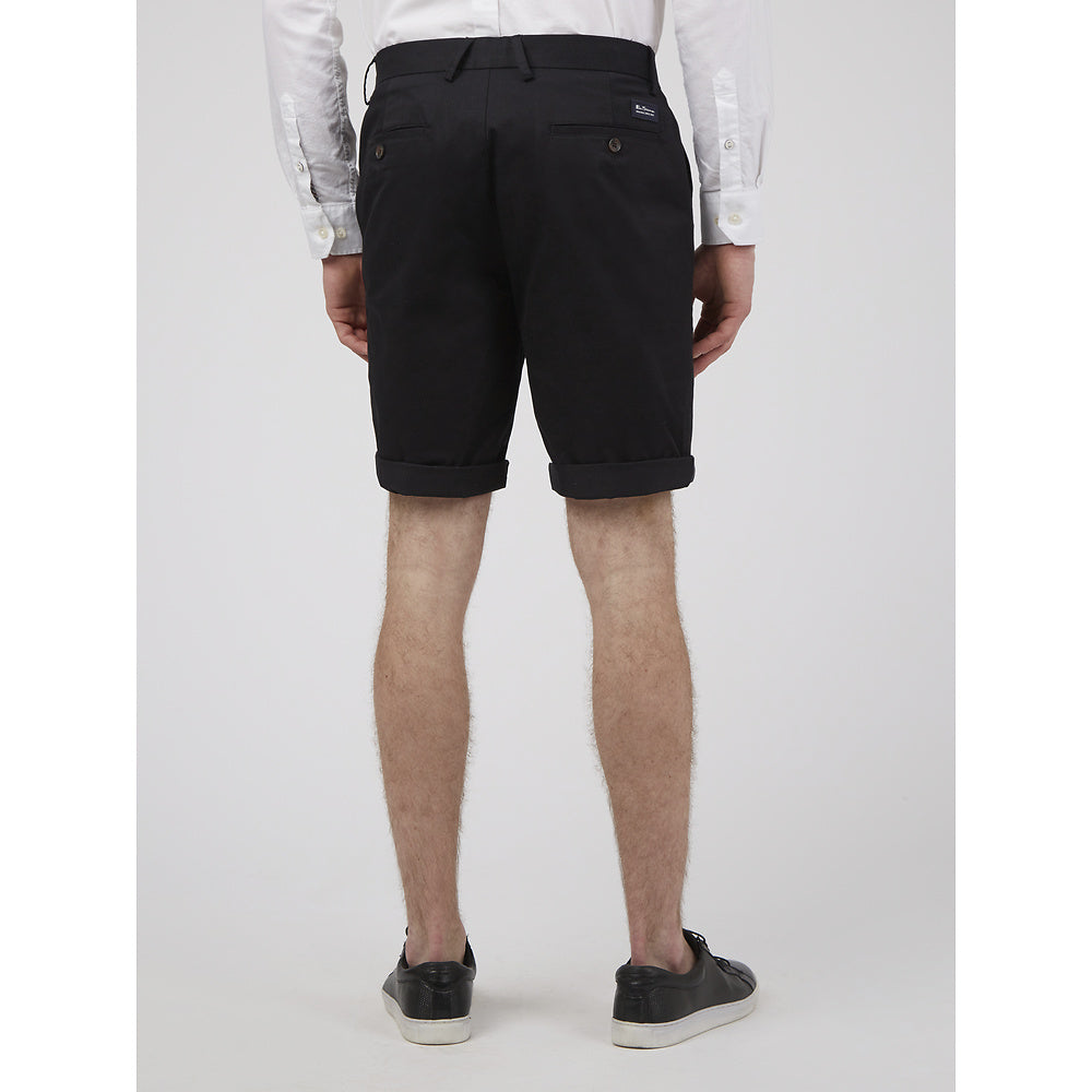 Ben Sherman Slim Stretch Chino Shorts - Black