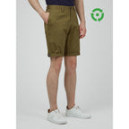 Ben Sherman Slim Stretch Chino Shorts - Grasshopper