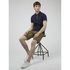 Ben Sherman Slim Stretch Chino Shorts - Grasshopper