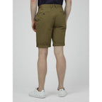 Ben Sherman Slim Stretch Chino Shorts - Grasshopper