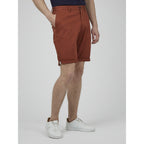 Ben Sherman Slim Stretch Chino Shorts - Brick Red