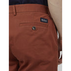Ben Sherman Slim Stretch Chino Shorts - Brick Red