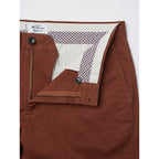 Ben Sherman Slim Stretch Chino Shorts - Brick Red