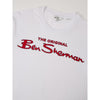 Ben Sherman Flock Signature Logo Tee - White
