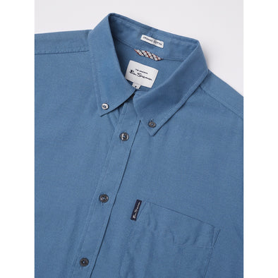 Ben Sherman Long Sleeve Shirt: Signature Oxford - Wedgewood