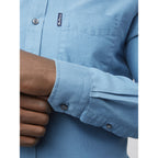 Ben Sherman Long Sleeve Shirt: Signature Oxford - Wedgewood