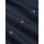 Ben Sherman Long Sleeve Shirt: Dash Print - Marine
