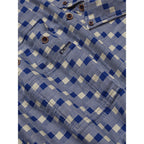 Ben Sherman Overshirt: Gingham - Denim Blue