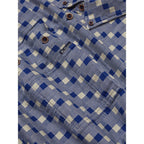 Ben Sherman Overshirt: Gingham - Denim Blue