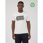 Ben Sherman Print Tee : SKA TRAIN - Ivory