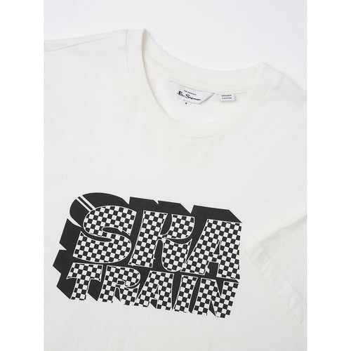 Ben Sherman Print Tee : SKA TRAIN - Ivory