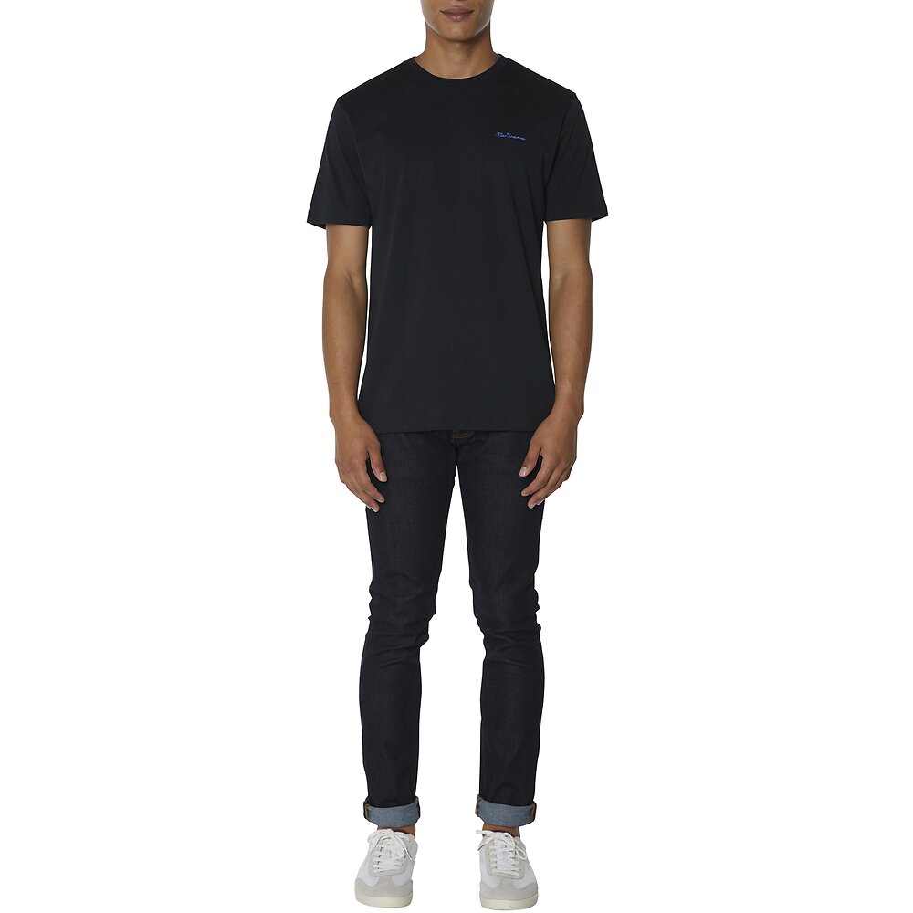 Ben Sherman Embroidered Logo Tee - Black