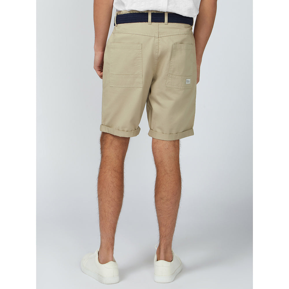 Ben Sherman 5 Pocket Walk Short - Khaki