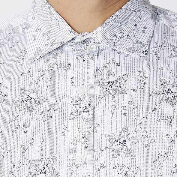 Ben Sherman Long Sleeve Shirt: Archive Astoria - White