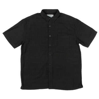 Bamboo Fibre Short Sleeve Shirt - Black
