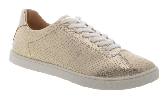 Gold Snakeskin Sneaker (runs small)