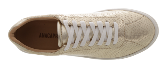 Gold Snakeskin Sneaker (runs small)