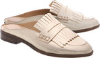 Gold Metallic Fringe Mule (runs small)