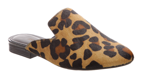 Leopard print sales mule sandals