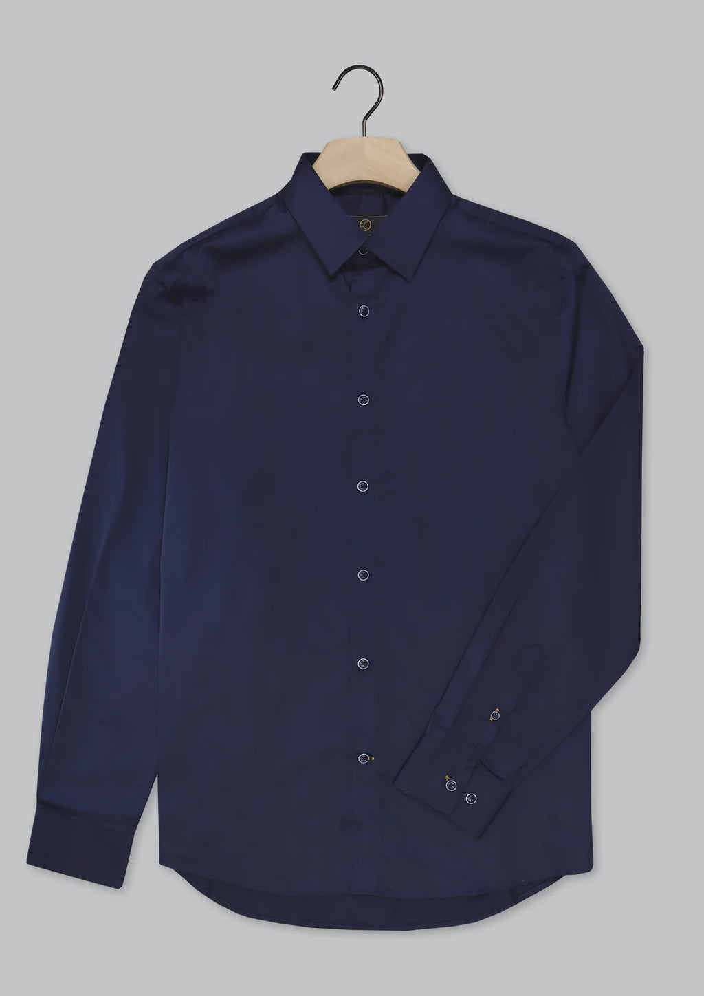 Cutler & Co Blaine Long Sleeved Shirt: Plain - Thunderstorm