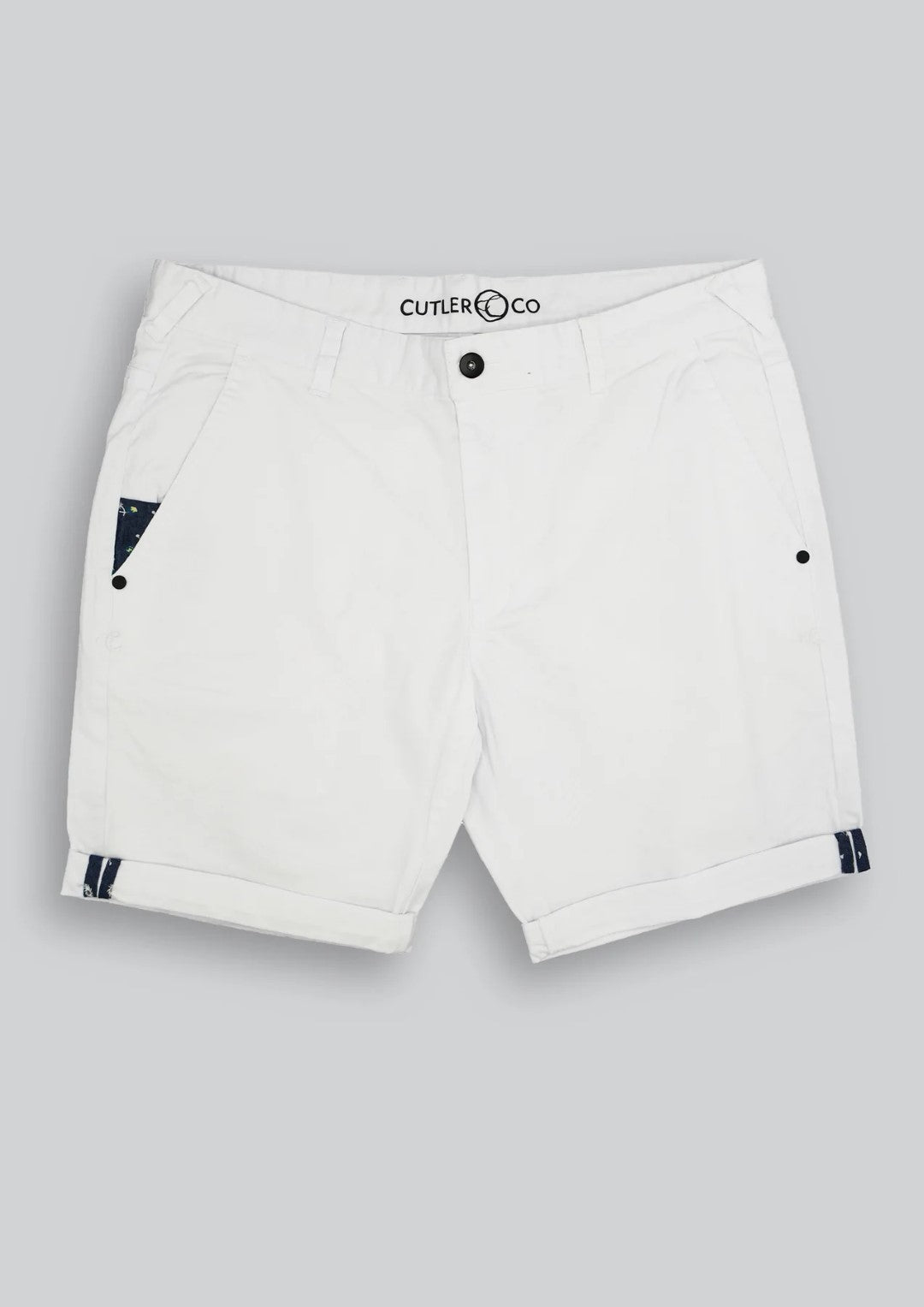 Cutler & Co Elijah Chino Shorts - White