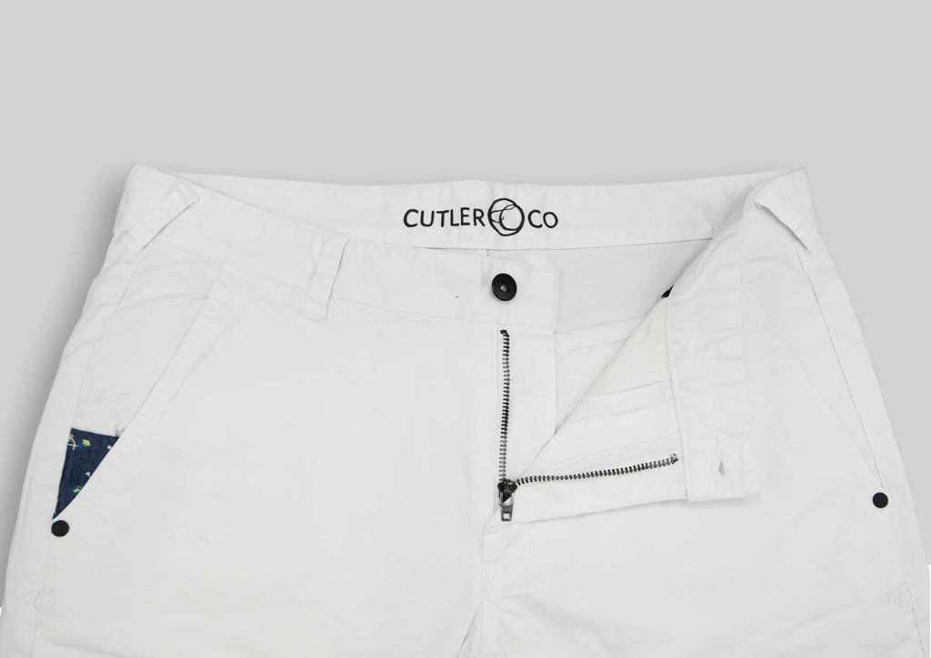 Cutler & Co Elijah Chino Shorts - White